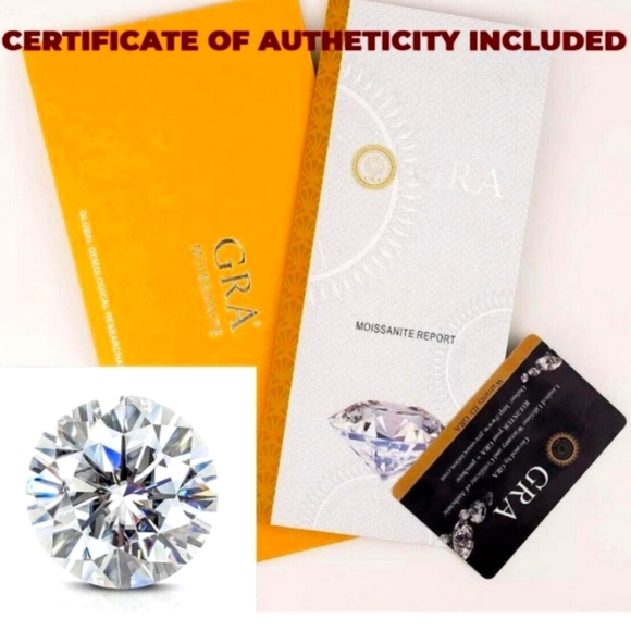 NEW 2ct Moissanite Solitaire 4 prong Pendant 18K Gold Necklace - Picture 3 of 13